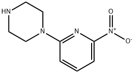 1-(6-硝基吡啶-2-基)哌嗪, 200052-31-9, 结构式