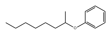 Benzene, [(1-methylheptyl)oxy]- Struktur