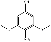 4-氨基-3,5-二甲氧基苯酚 结构式