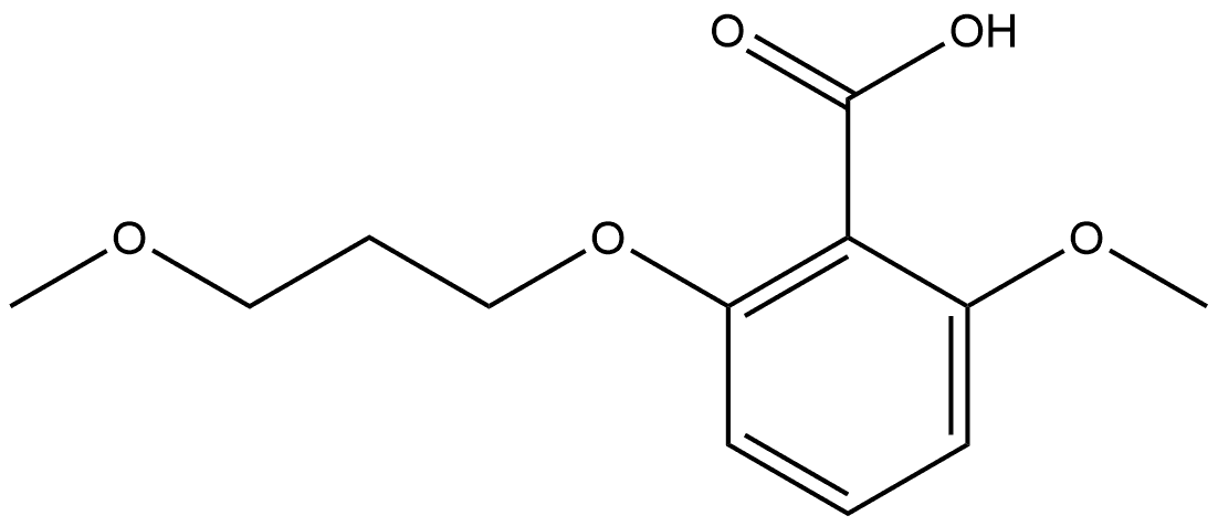 2-Methoxy-6-(3-methoxypropoxy)benzoic acid Structure