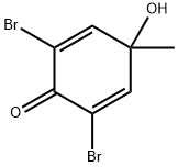2,5-Cyclohexadien-1-one, 2,6-dibromo-4-hydroxy-4-methyl-,20039-93-4,结构式