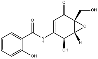 エポキシキノマイシンC 化学構造式