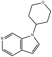 1-(Tetrahydro-2H-pyran-4-yl)-1H-pyrrolo[2,3-c]pyridine Struktur