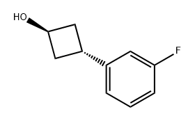 Cyclobutanol, 3-(3-fluorophenyl)-, trans-|反式-3-(3-氟苯基)环丁醇