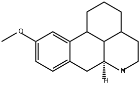 1H-Dibenzo[de,g]quinoline, 2,3,3a,4,5,6,6a,7,11b,11c-decahydro-10-methoxy-, (6aS)- 化学構造式