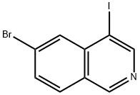 6-溴-4-碘异喹啉,2013582-46-0,结构式
