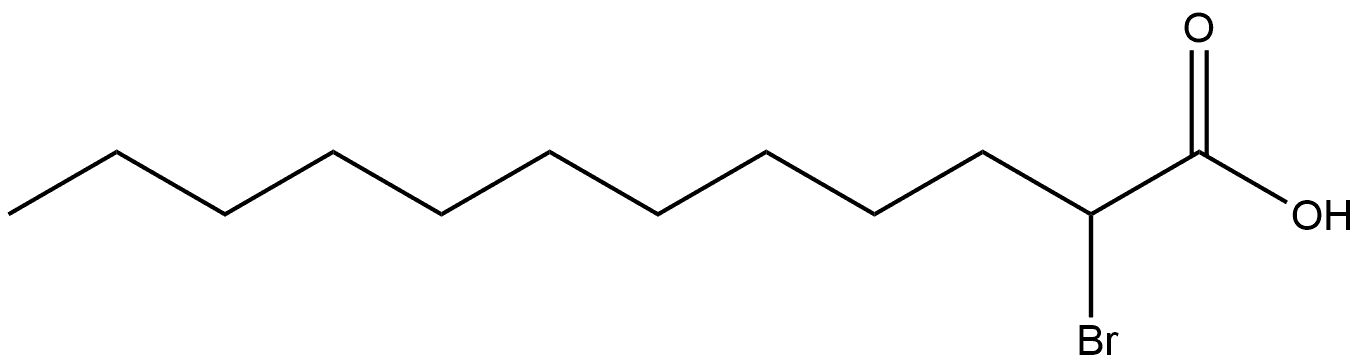 Dodecanoic acid, 2-bromo-, (+)- Struktur