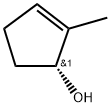 2-Cyclopenten-1-ol, 2-methyl-, (1R)- 化学構造式