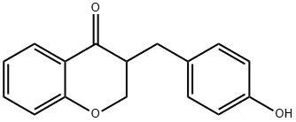3-(4-Hydroxybenzyl)chroman-4-one Structure