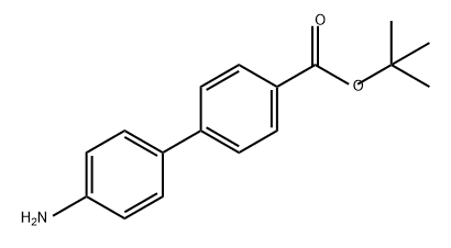 [1,1'-Biphenyl]-4-carboxylic acid, 4'-amino-, 1,1-dimethylethyl ester,201669-84-3,结构式