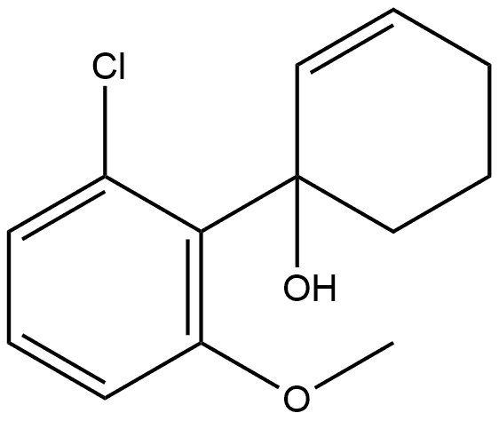 1-(2-Chloro-6-methoxyphenyl)-2-cyclohexen-1-ol Structure