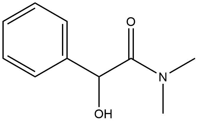 Benzeneacetamide, α-hydroxy-N,N-dimethyl- Struktur