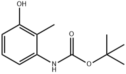 Carbamic acid, N-(3-hydroxy-2-methylphenyl)-, 1,1-dimethylethyl ester Struktur