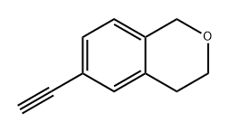 1H-2-Benzopyran, 6-ethynyl-3,4-dihydro- Structure