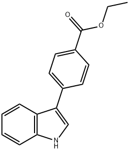 Ethyl 4-(1H-indol-3-yl)benzoate Structure