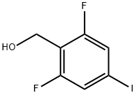 Benzenemethanol, 2,6-difluoro-4-iodo- Structure