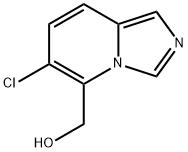 6-氯咪唑并[1,5-A]吡啶-5-甲醇 结构式