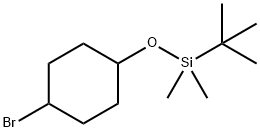Cyclohexane, 1-bromo-4-[[(1,1-dimethylethyl)dimethylsilyl]oxy]-,2021237-54-5,结构式