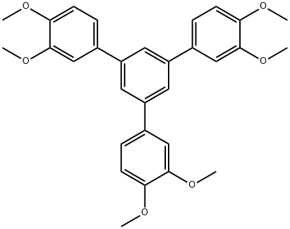 1,1':3',1''-Terphenyl, 5'-(3,4-dimethoxyphenyl)-3,3'',4,4''-tetramethoxy- (9CI) Structure