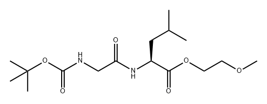 L-Leucine, N-[(1,1-dimethylethoxy)carbonyl]glycyl-, 2-methoxyethyl ester (9CI)