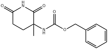 Carbamic acid, N-(3-methyl-2,6-dioxo-3-piperidinyl)-, phenylmethyl ester Structure