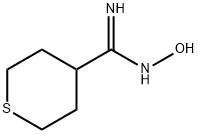 N''-hydroxythiane-4-carboximidamide Struktur