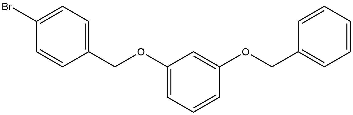 1-[(4-Bromophenyl)methoxy]-3-(phenylmethoxy)benzene,2023192-18-7,结构式