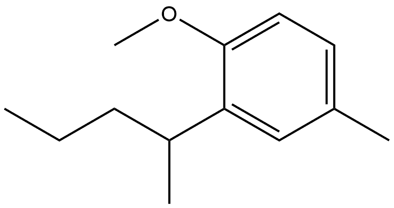 20241-25-2 1-Methoxy-4-methyl-2-(1-methylbutyl)benzene