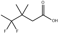 4,4-二氟-3,3-二甲基戊酸, 2024430-38-2, 结构式