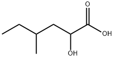 2-Hydroxy-4-methylhexanoic acid Structure