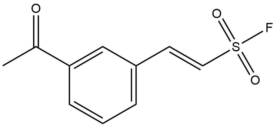 Ethenesulfonyl fluoride, 2-(3-acetylphenyl)-,,2025376-32-1,结构式