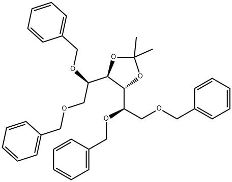 D-Mannitol, 3,4-O-(1-methylethylidene)-1,2,5,6-tetrakis-O-(phenylmethyl)-