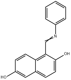 2,6-Naphthalenediol, 1-[(phenylimino)methyl]-