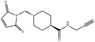 Mal-AMCHC-N-Propargylamide Structure