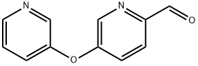 2-Pyridinecarboxaldehyde, 5-(3-pyridinyloxy)- Struktur