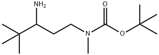 tert-butyl
N-(3-amino-4,4-dimethylpentyl)-N-methylcarbamat
e,2027528-63-6,结构式