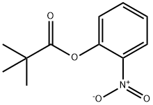 Propanoic acid, 2,2-dimethyl-, 2-nitrophenyl ester 化学構造式