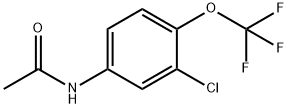 N-[3-Chloro-4-(trifluoromethoxy)phenyl]acetamide Struktur