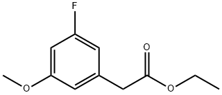 Ethyl 3-fluoro-5-methoxyphenylacetate Structure