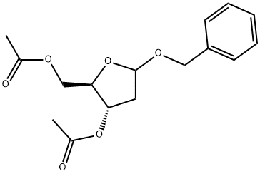 D-erythro-Pentofuranoside, phenylmethyl 2-deoxy-, 3,5-diacetate,202914-07-6,结构式