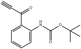 (2-丙烯酰基苯基)氨基甲酸叔丁酯 结构式