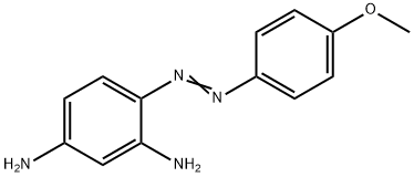 1,3-Benzenediamine, 4-[2-(4-methoxyphenyl)diazenyl]- Structure