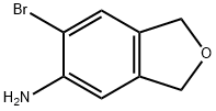 5-Isobenzofuranamine, 6-bromo-1,3-dihydro- Structure