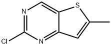 Thieno[3,2-d]pyrimidine, 2-chloro-6-methyl- Structure