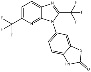 2(3H)-Benzothiazolone, 6-[2,5-bis(trifluoromethyl)-3H-imidazo[4,5-b]pyridin-3-yl]-|AMPA RECEPTOR MODULATOR-2