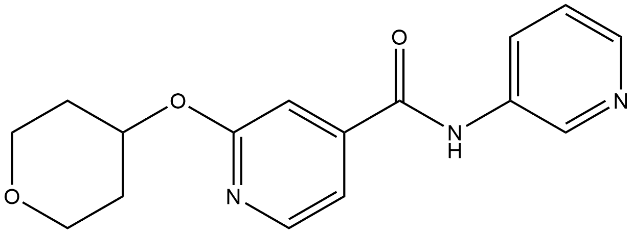 N-3-Pyridinyl-2-[(tetrahydro-2H-pyran-4-yl)oxy]-4-pyridinecarboxamide|