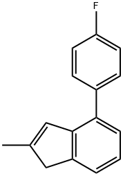 4-(4-氟苯基)-2-甲基-1H-茚,2035662-65-6,结构式