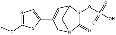 Sulfuric acid, mono[3-(2-methoxy-5-thiazolyl)-
7-oxo-1,6-diazabicyclo[3.2.1]oct-3-en-6-yl]
ester,2036316-33-1,结构式