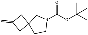 6-Azaspiro[3.4]octane-6-carboxylic acid, 2-methylene-, 1,1-dimethylethyl ester Structure