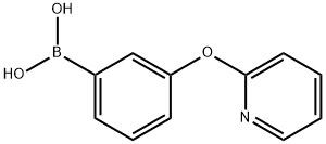 Boronic acid, B-[3-(2-pyridinyloxy)phenyl]- Structure